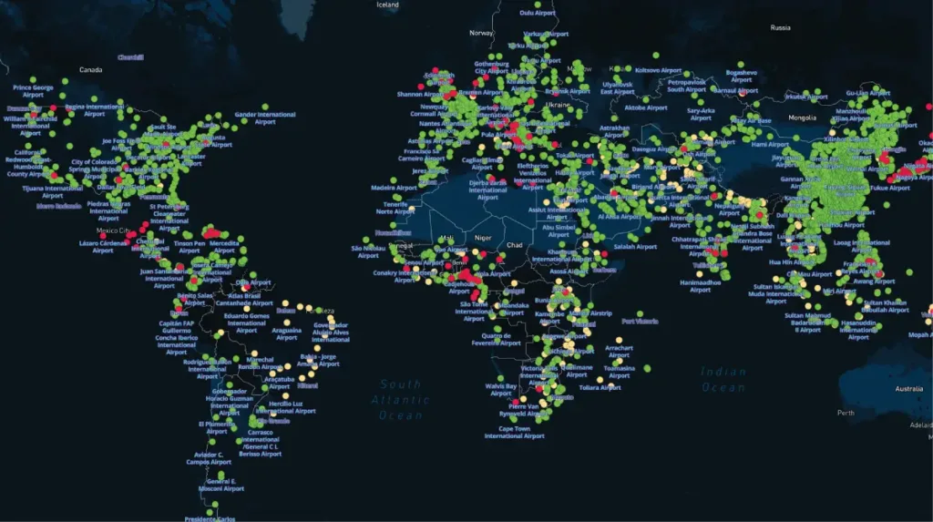 Dünyadaki Serbest Bölgeler Haritası